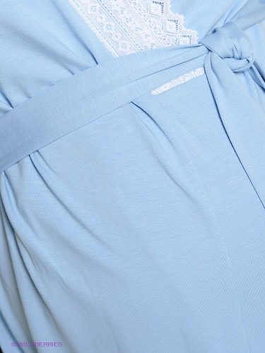 Халат для беременных и кормящих МАМИН ДОМ 25305 (размер 42, голубой)