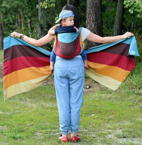 Слинг-шарф LUNA DREAM Rainbow (4,2 м)