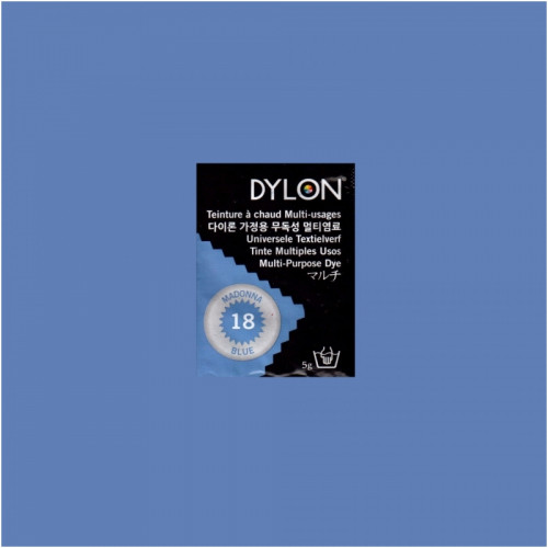 Многоцелевой краситель для ручного окрашивания ткани DYLON Multipurpose Madonna Blue