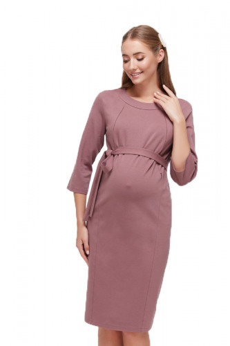 Платье для беременных и кормящих ЮЛА МАМА Isabelle (размер M, розовый)
