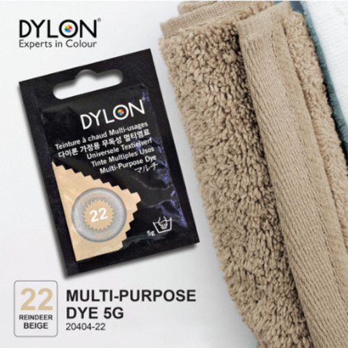 Многоцелевой краситель для ручного окрашивания ткани DYLON Multipurpose Reindeer Beige