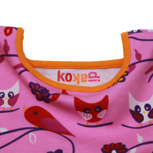 Платье из органического хлопка KOKADI (размер 74-80, розовый)