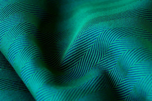 Слинг-шарф YARO SLINGS Yolka Dark Blue Green (3,6 м)