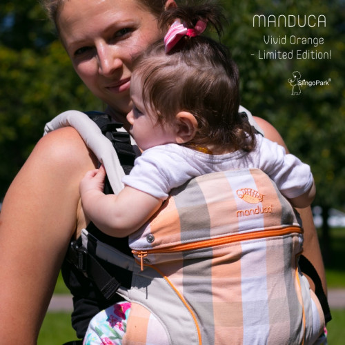 Слинг-рюкзак MANDUCA First Vivid Orange — Limited Edition!