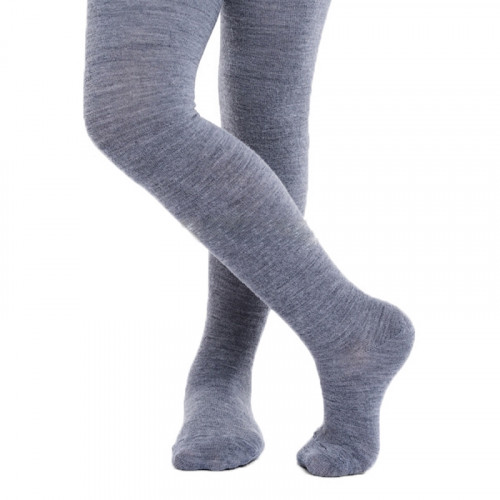 Термоколготки детские NORVEG Merino Wool (размер 122-128, серый)