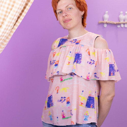Блуза для беременных и кормящих HIGH HEELS MOM «Мама» (one size, розовый)