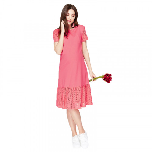 Платье для беременных и кормящих ЮЛА МАМА Dream (размер S, розовый)