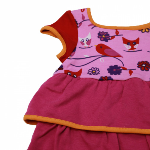 Платье из органического хлопка KOKADI (размер 74-80, розовый)
