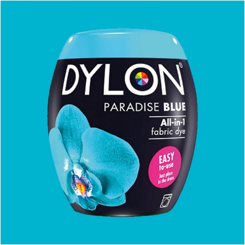 Краска для окрашивания ткани в стиральной машине DYLON Machine Use Paradise Blue (бочонок)