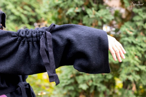 Шерстяное пальто для беременных и слингоношения MАM (размер S-M, чёрный)