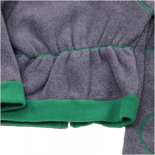 Термокостюм INVARA «Печеньки» (размер 80, светло-серый с зелёным)