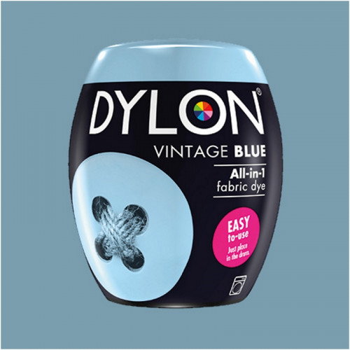 Краска для окрашивания ткани в стиральной машине DYLON Machine Use Vintage Blue (бочонок)
