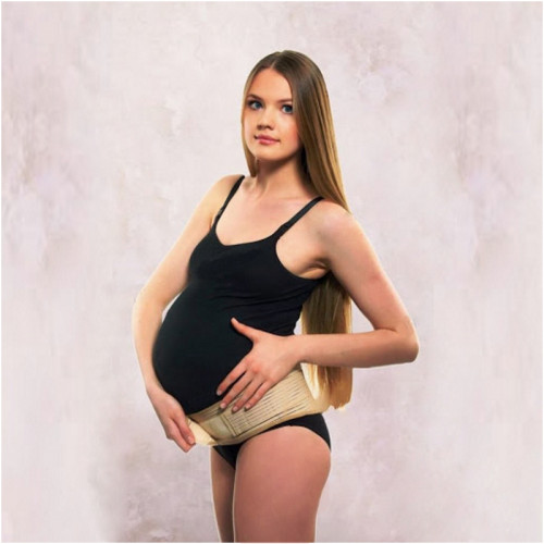 Бандаж для беременных МАМИН ДОМ 215 (размер L, бежевый)