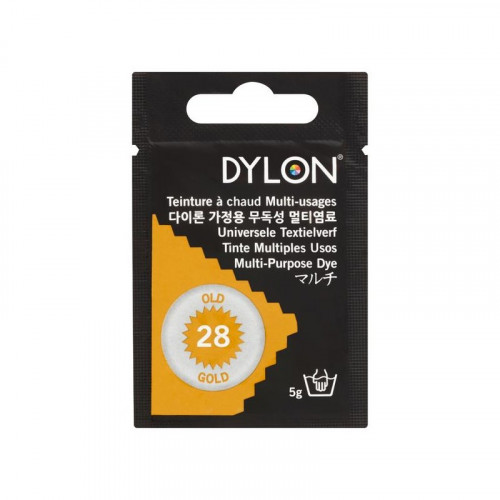 Многоцелевой краситель для ручного окрашивания ткани DYLON Multipurpose Old Gold