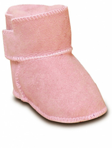 Детские ботинки на овчине HOPPEDIZ (размер 22-23, розовый)