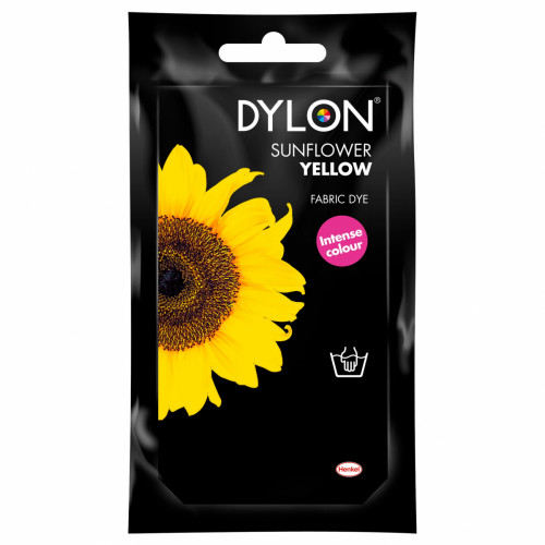Краска для окрашивания ткани вручную DYLON Hand Use Sunflower Yellow